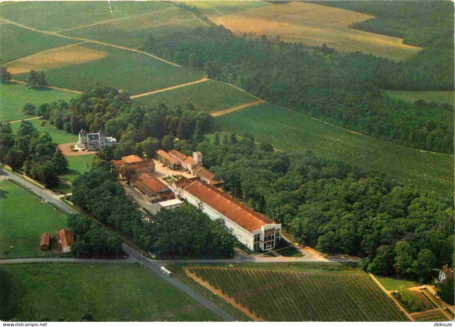 Carte Postale - 16 - Rouillac - Château de Lignères - Vue aérienne - Propriété de la Sté Ricard - près de Cognac - CPM -
