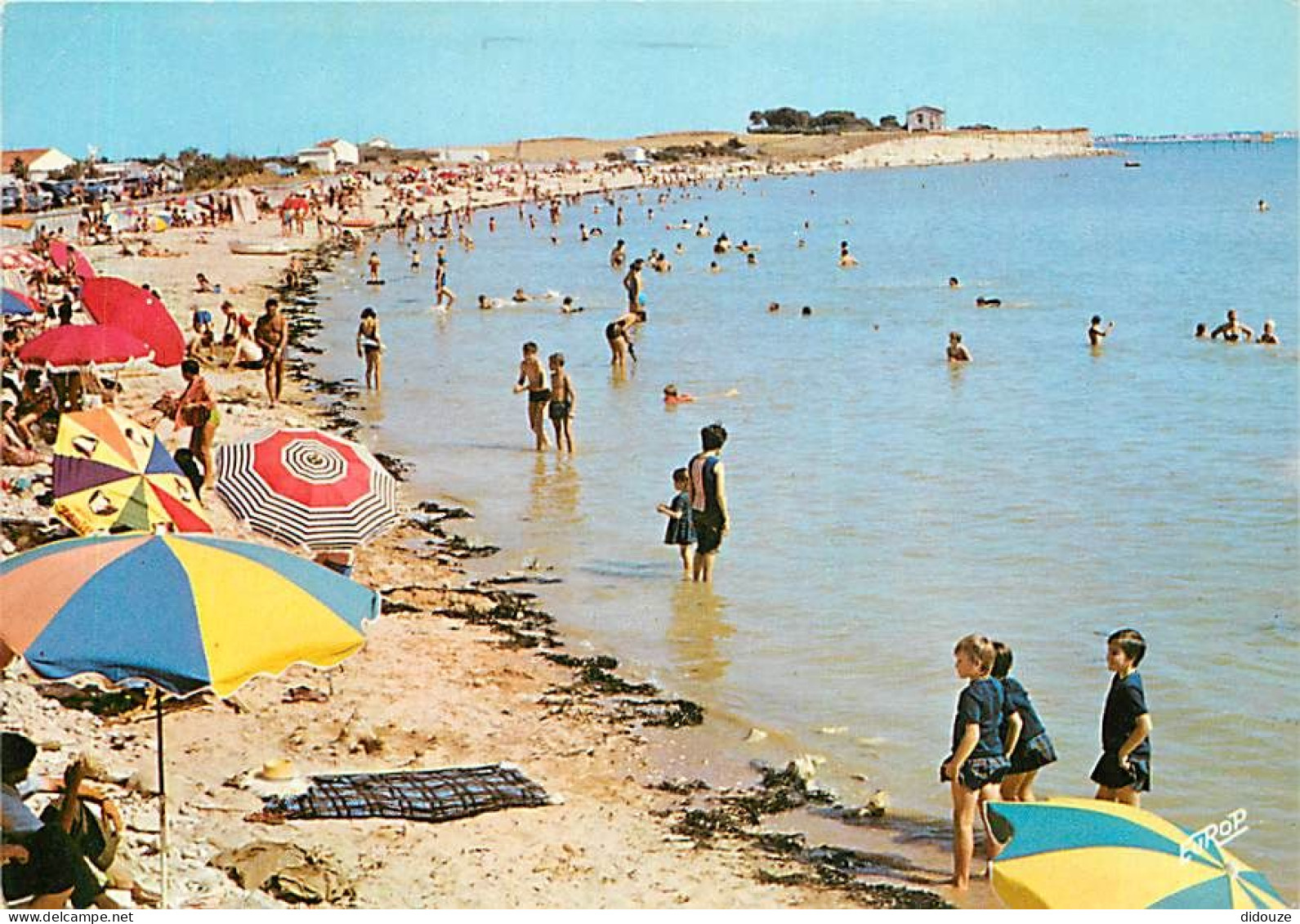 Carte Postale - 17 - Angoulins sur Mer - La Plage - Scènes de Plage - Flamme Postale de Chatelaillon - CPM - Voir Scans