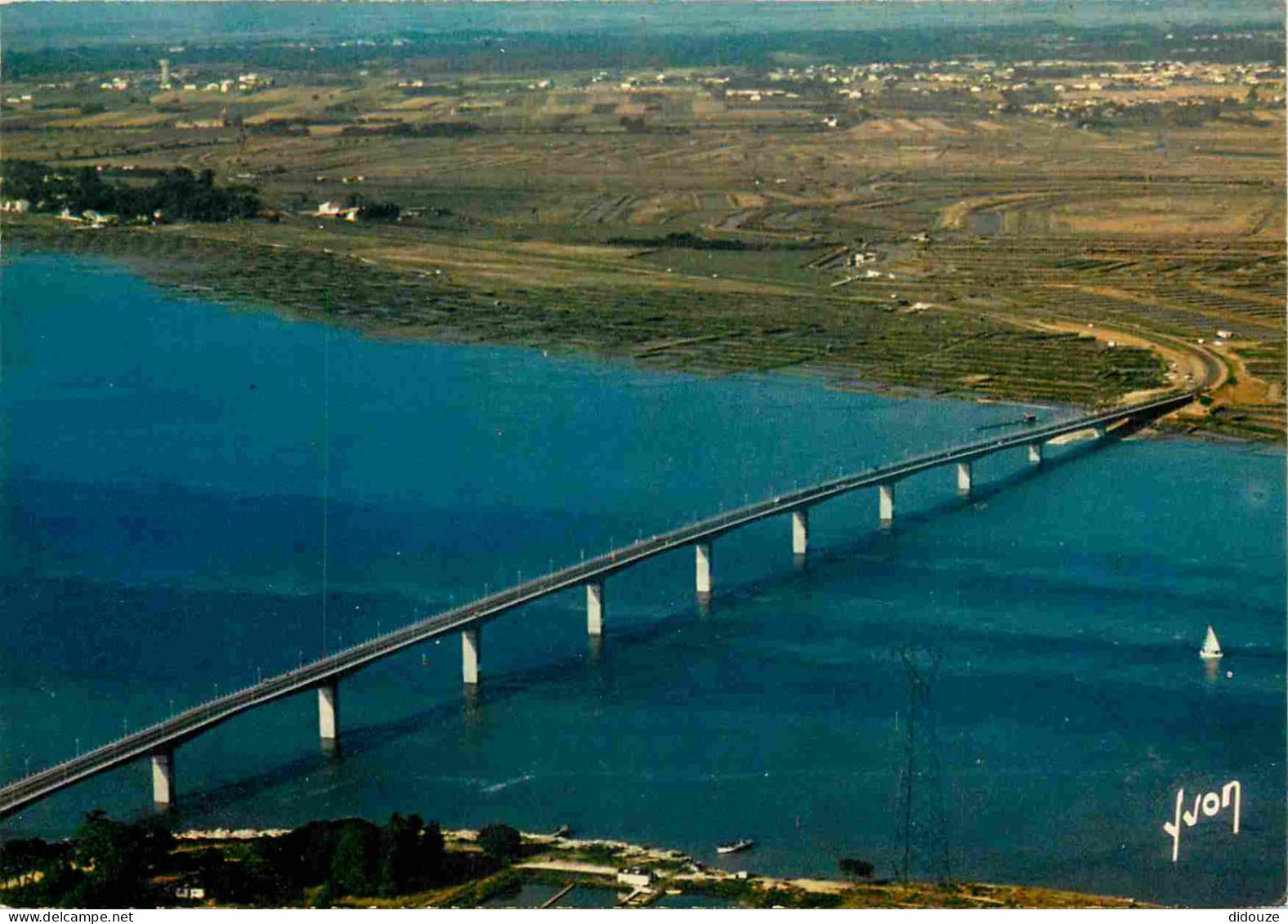 Carte Postale - 17 - La Tremblade - Le Nouveau Pont sur la Seudre qui relie La Tremblade à Marennes - Vue aérienne - CPM