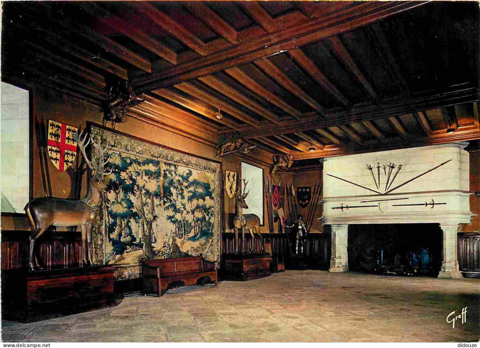 Carte Postale - 18 - Meillant - Château de Meillant - La Salle des Gardes - CPM - Voir Scans Recto-Verso - Poscard - Car