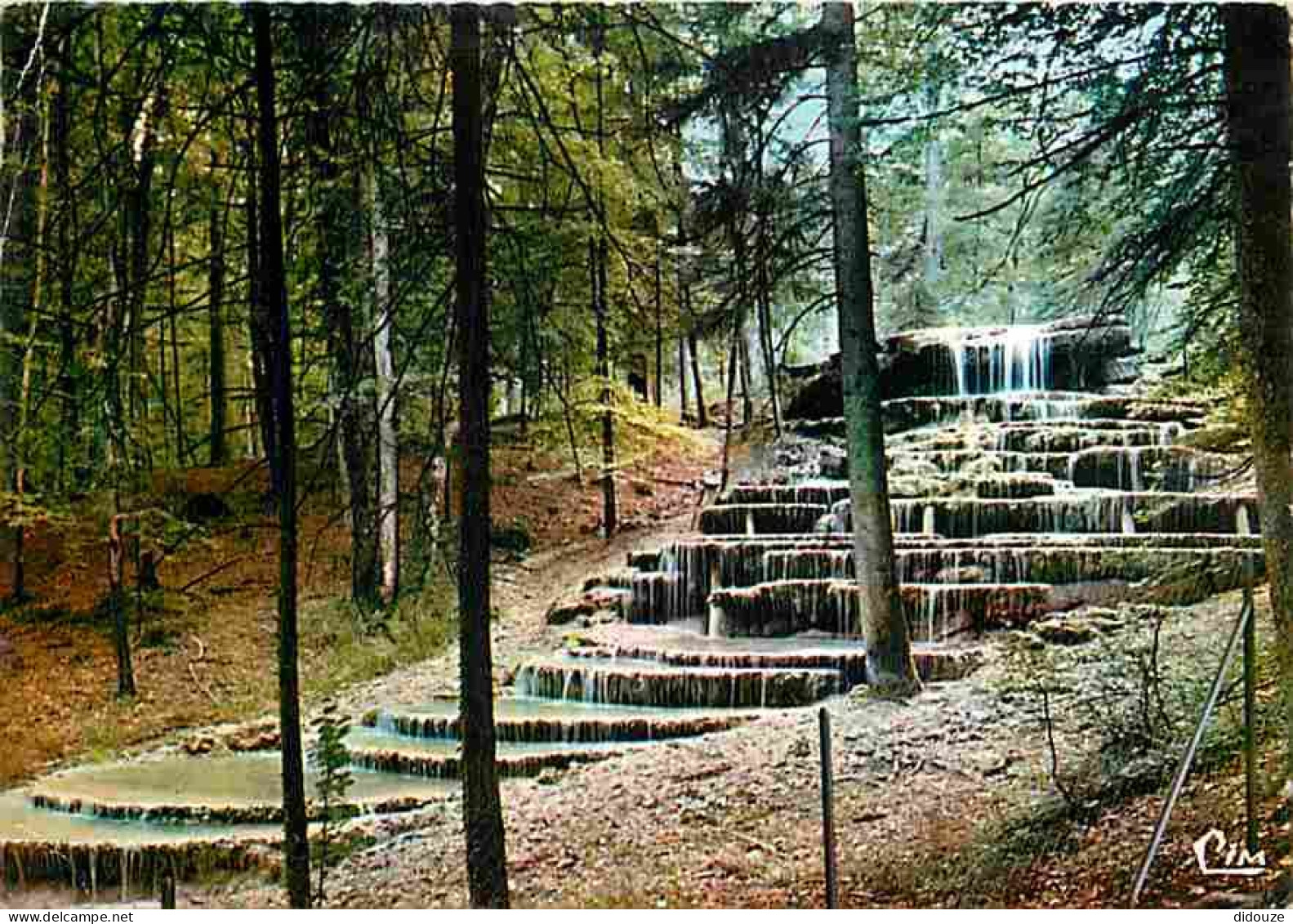 Carte Postale - 21 - Chatillon sur Seine - Environs de Chatillon sur Seine - Cascade pétrifiante d'Etuf - Flamme Postale