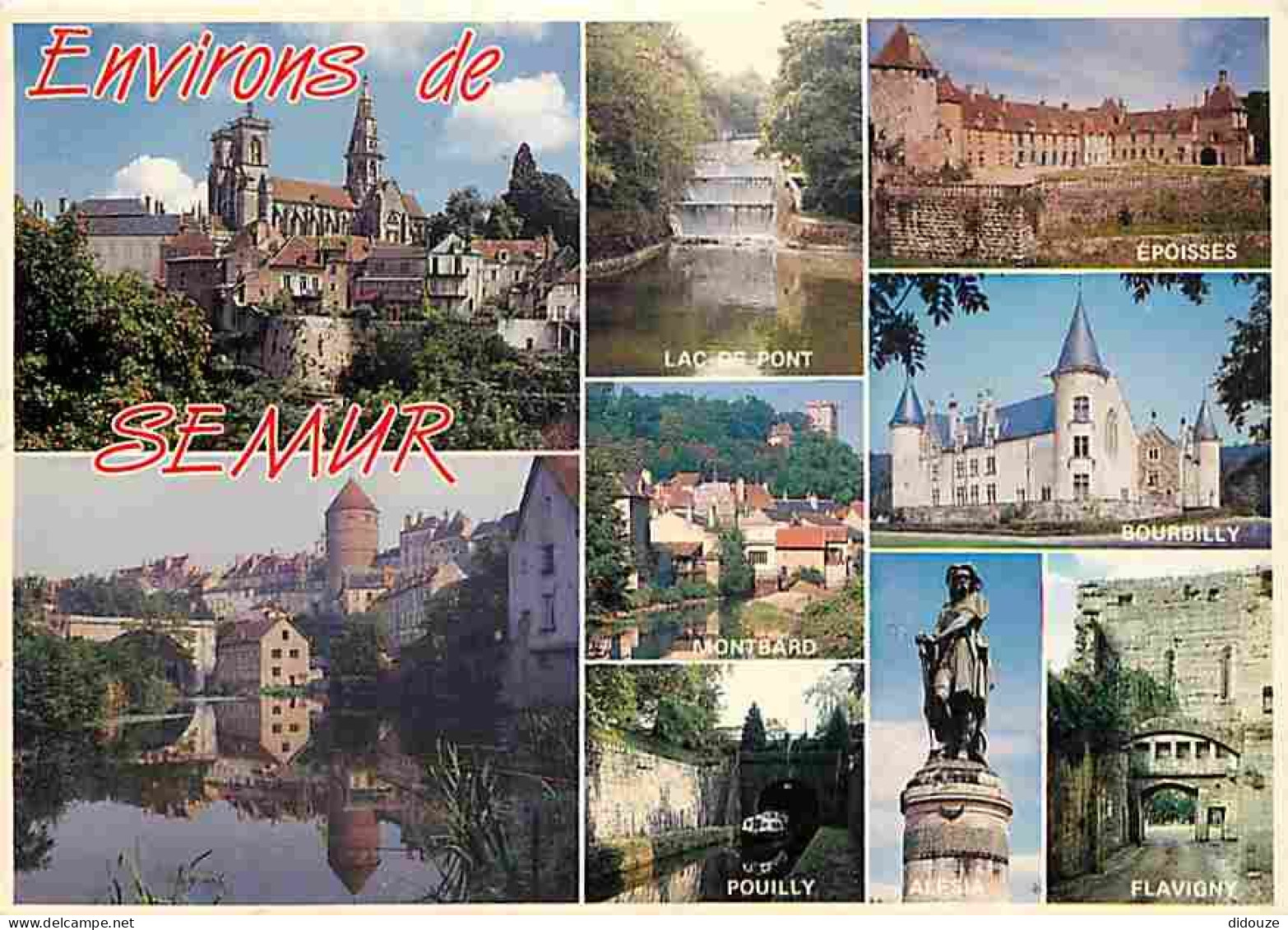 Carte Postale - 21 - Semur en Auxois - Environs de Semur - Multivues - CPM - Voir Scans Recto-Verso - Poscard - Carta Po