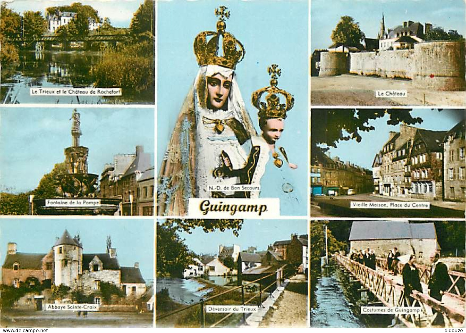 Carte Postale - 22 - Guingamp - Multivues - Flamme Postale de Guingamp - CPM - Voir Scans Recto-Verso - Poscard - Carta