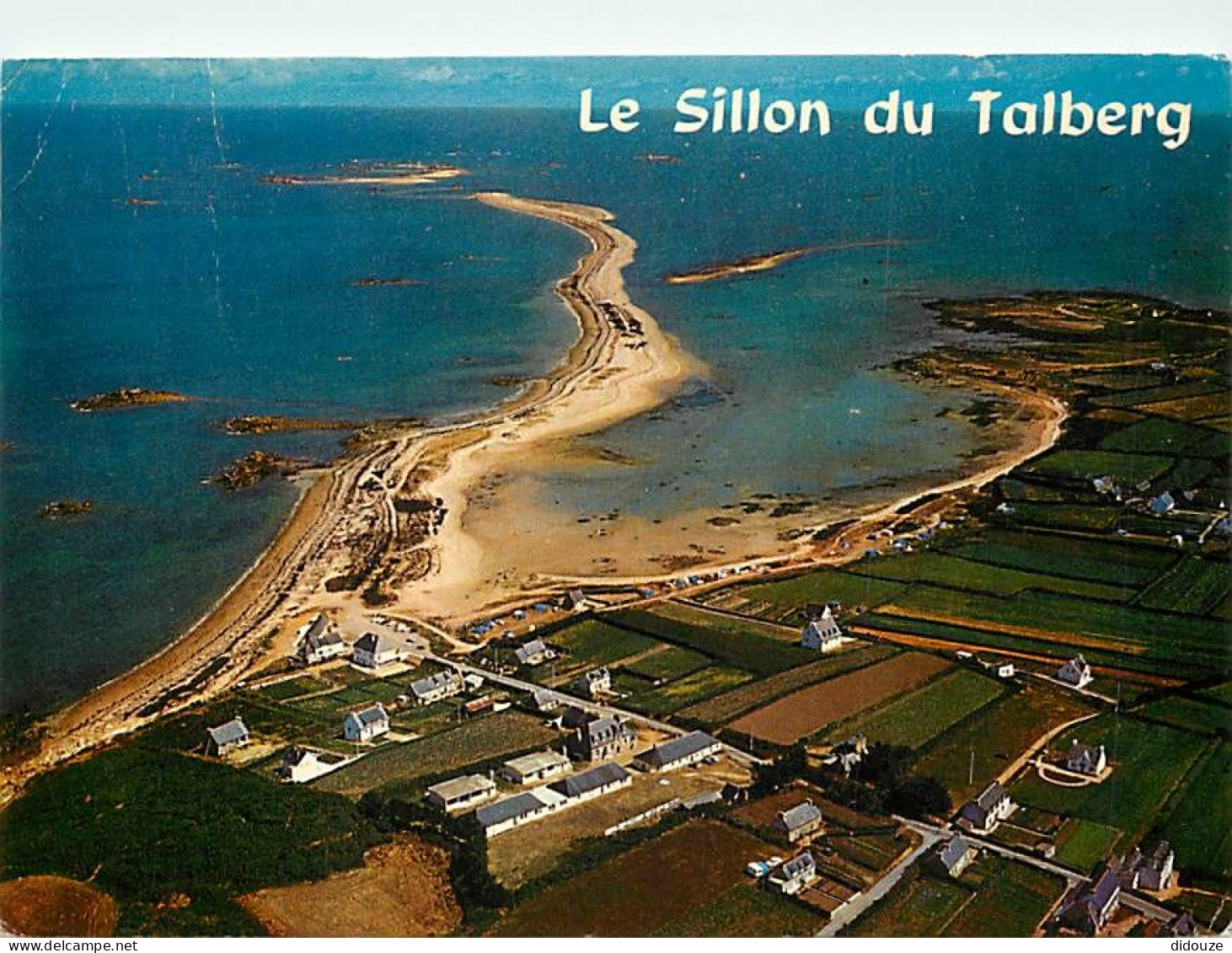 Carte Postale - 22 - Pleubian - Le Sillon du Talberg - Vue aérienne - Flamme Postale de Pleubian - CPM - Voir Scans Rect
