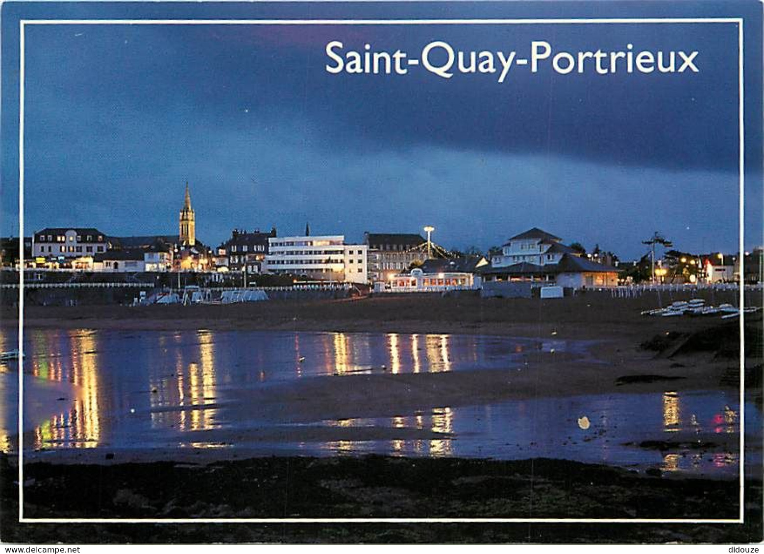 Carte Postale - 22 - Saint Quay Portrieux - Soir d'été sur la plage - Flamme Postale de Saint Quay Portrieux - CPM - Voi