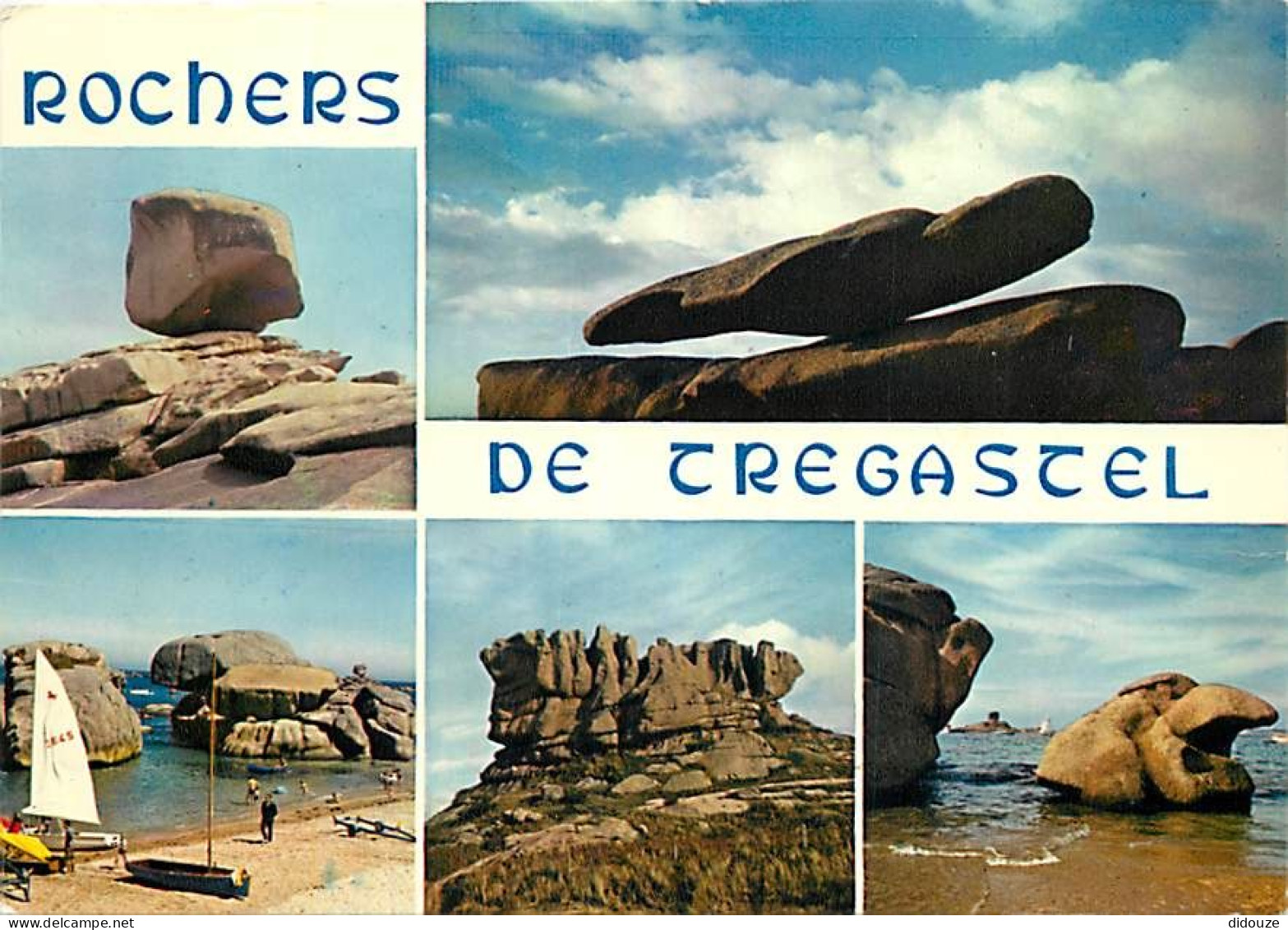 Carte Postale - 22 - Trégastel - Rochers de Trégastel - Multivues - Curiosité Géologique - CPM - Voir Scans Recto-Verso