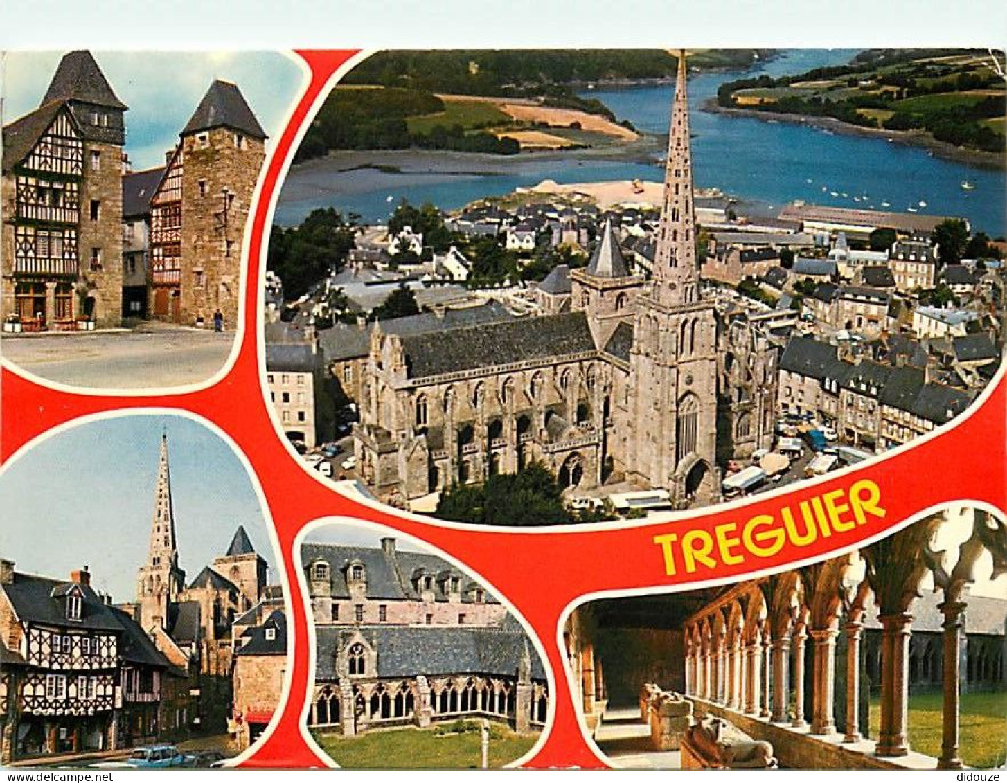 Carte Postale - 22 - Tréguier - Multivues - Flamme Postale de Tréguier - CPM - Voir Scans Recto-Verso - Poscard - Carta