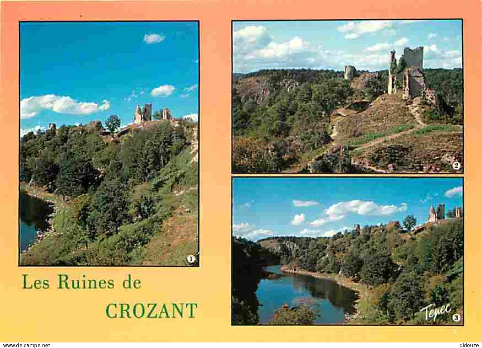 Carte Postale - 23 - Crozant - Les ruines du Château de Crozant - Multivues - CPM - Voir Scans Recto-Verso - Poscard - C