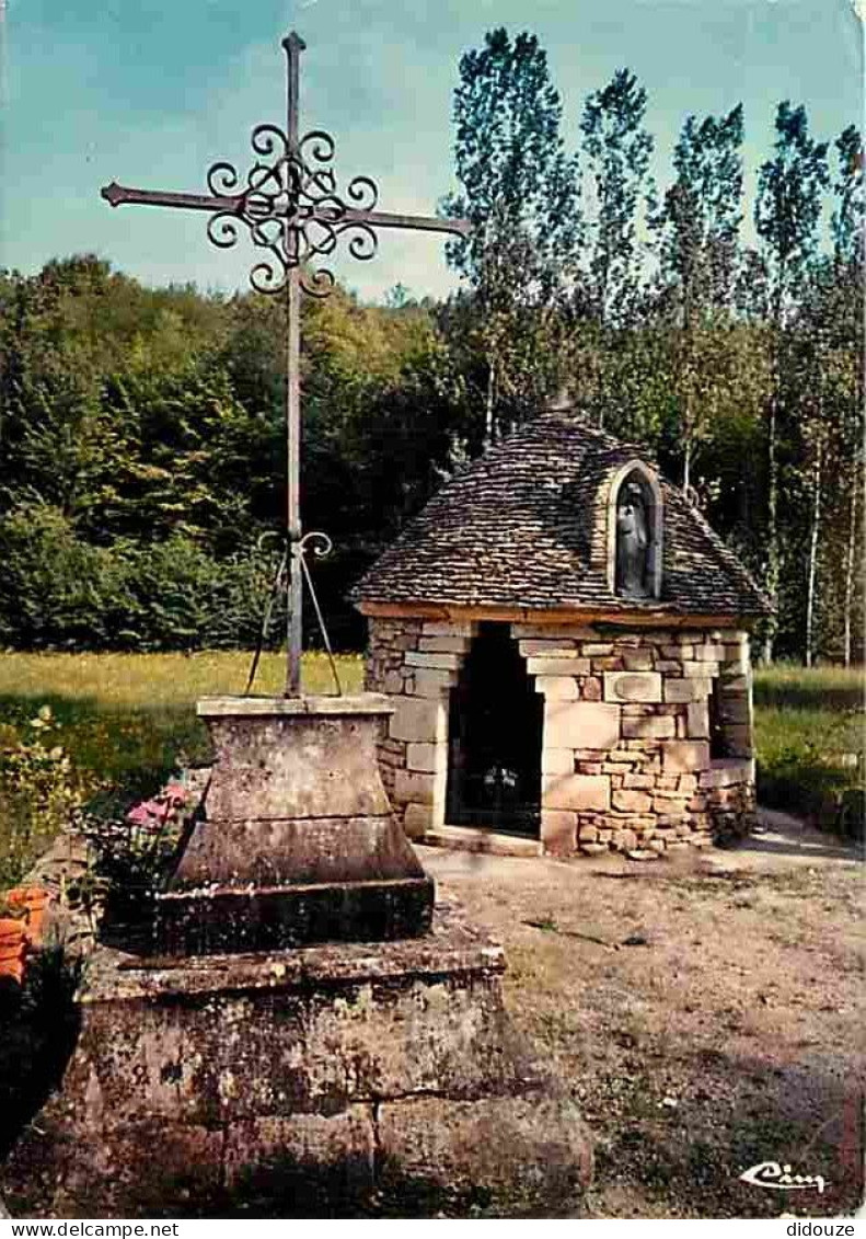 Carte Postale - 24 - Saint Cyprien - Redon-Espic - Le lieu des Apparitions - Flamme Postale de Saint Cyprien - CPM - Voi
