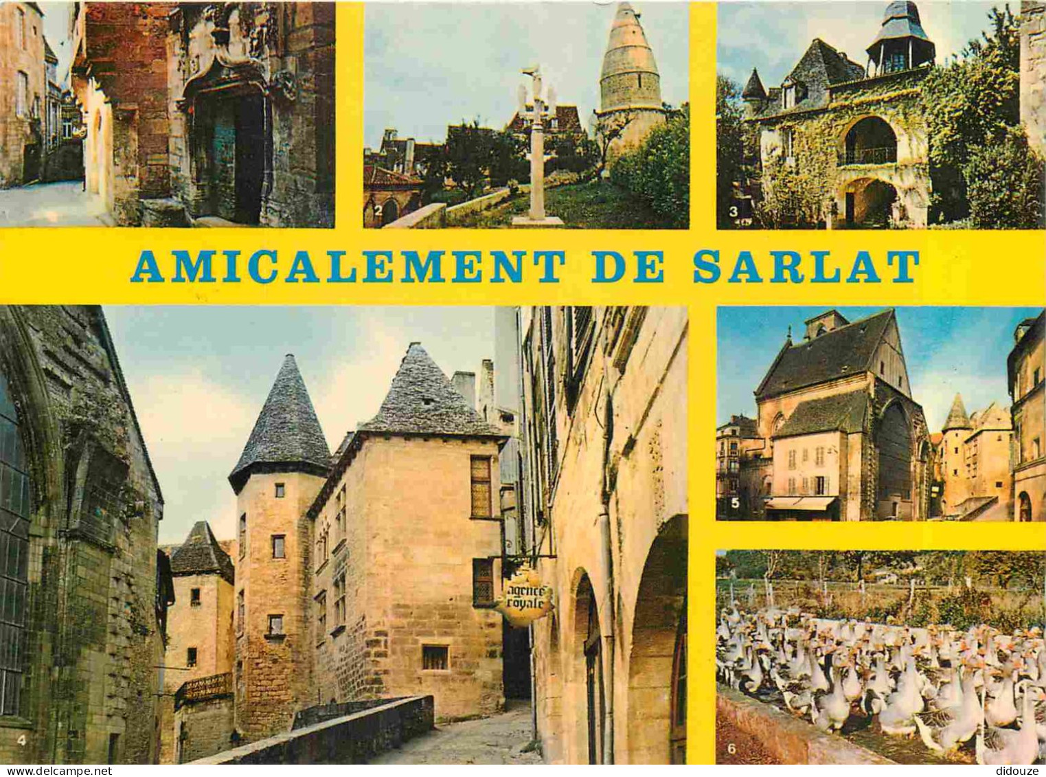Carte Postale - 24 - Sarlat la Caneda - Multivues - CPM - Voir Scans Recto-Verso - Poscard - Carta Postal -  Postkarte