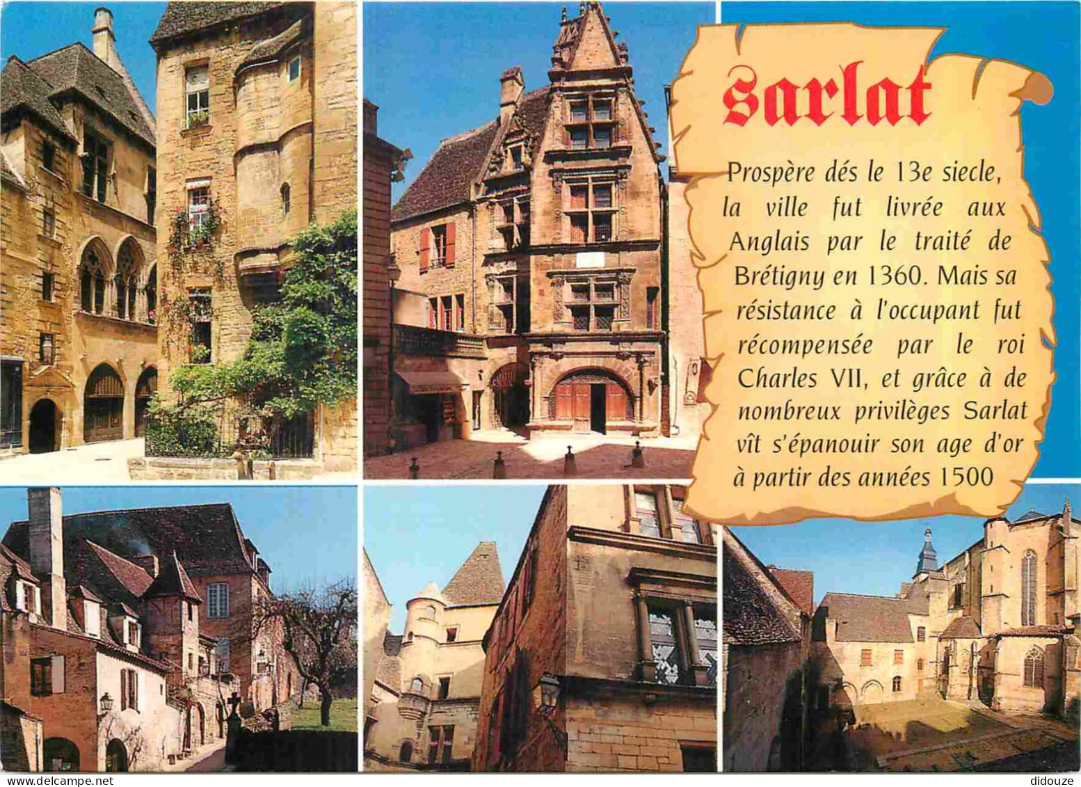 Carte Postale - 24 - Sarlat la Caneda - Multivues - CPM - Voir Scans Recto-Verso - Poscard - Carta Postal -  Postkarte
