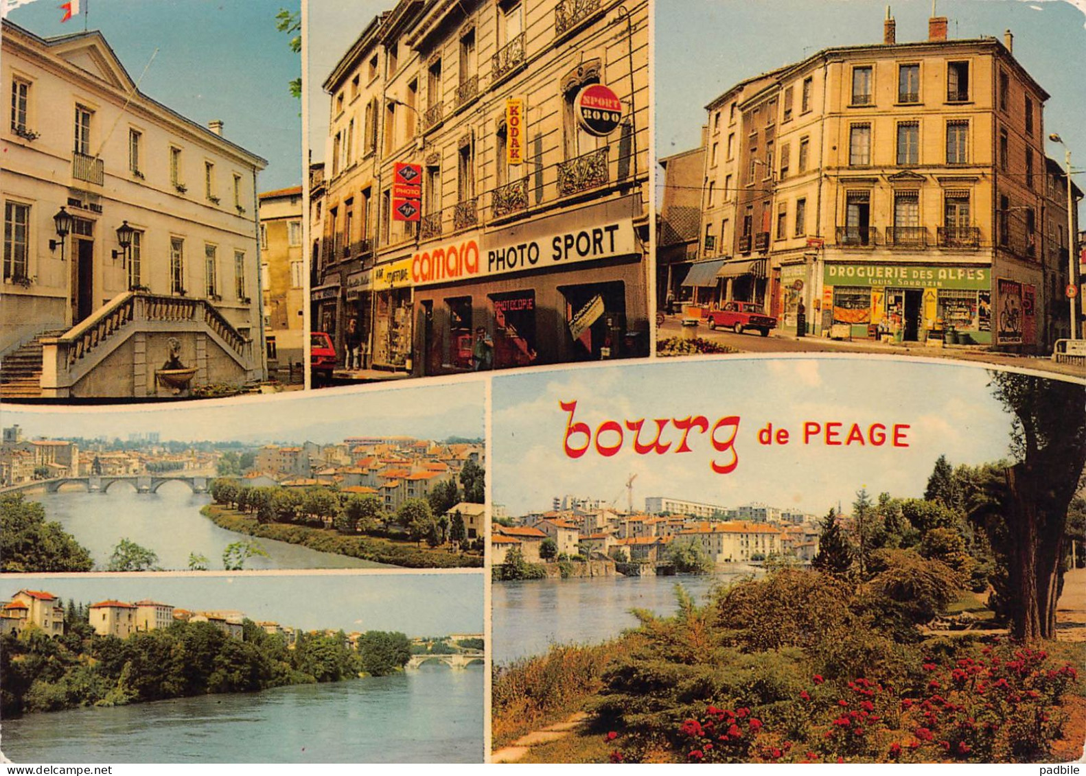 carte postale 26. Bourg-de-Péage très beau plan