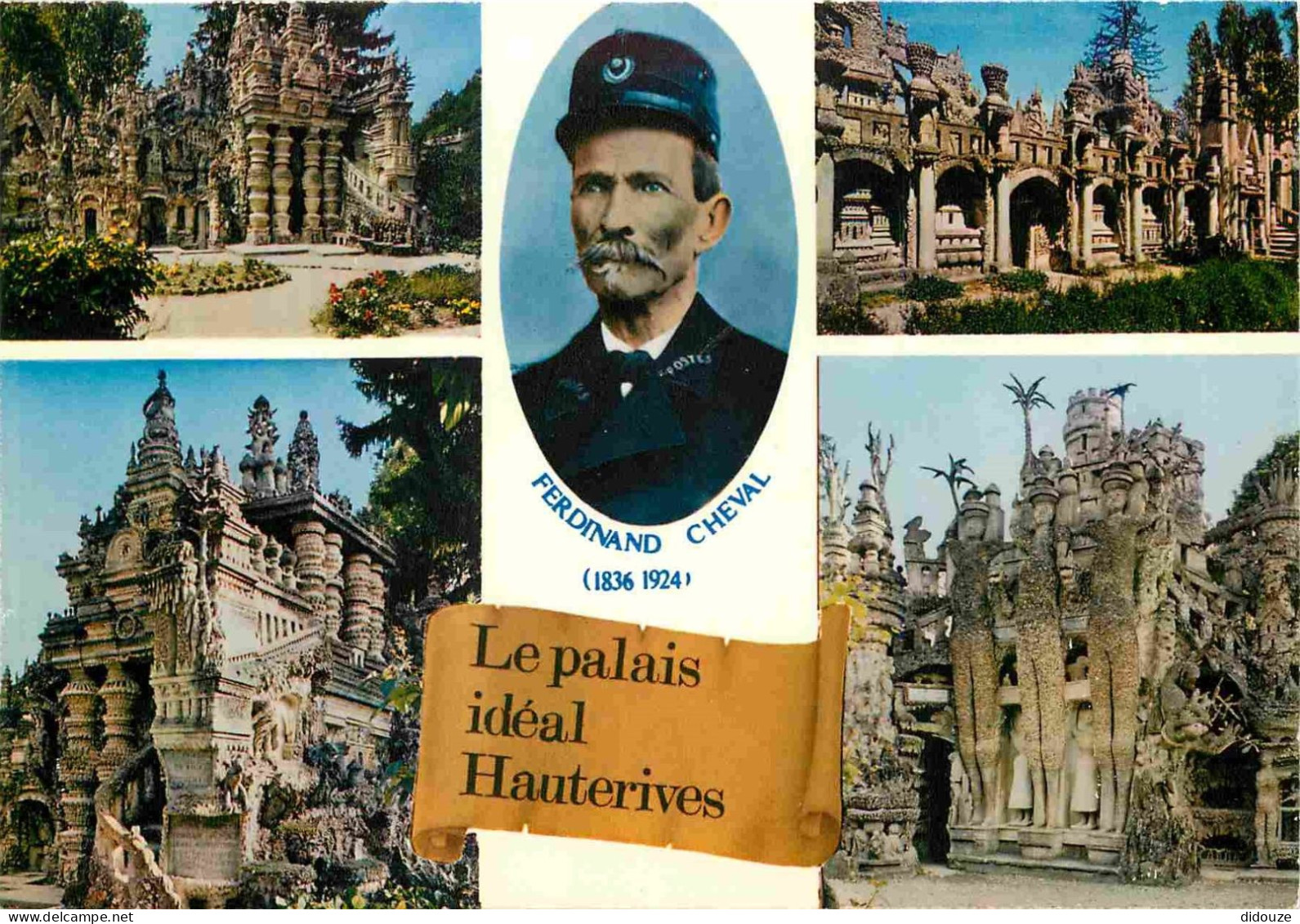 Carte Postale - 26 - Hauterives -  Le Palais Idéal - Oeuvre du facteur Ferdinand Cheval - Multivues - CPM - Voir Scans R