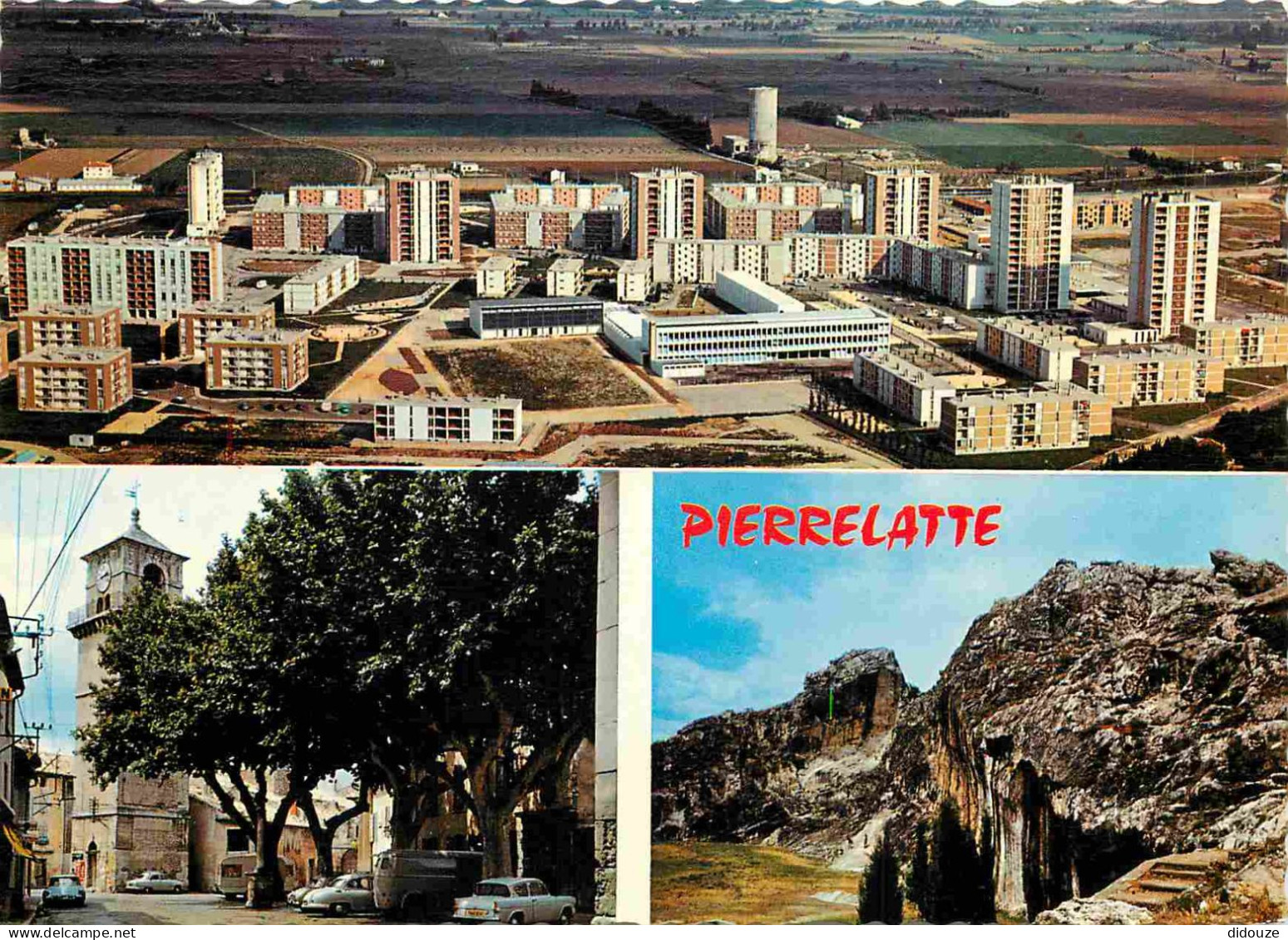 Carte Postale - 26 - Pierrelatte - Vues sur la nouvelle ville et le vieux Pierrelatte - Multivues - immeubles - CPM - Vo