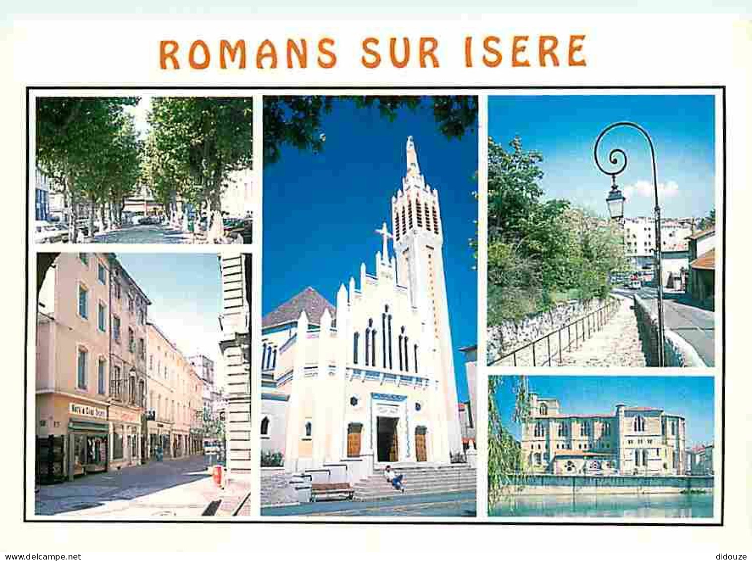 Carte Postale - 26 - Romans sur Isère - Multivues - Commerces - Eglise - CPM - Voir Scans Recto-Verso - Poscard - Carta