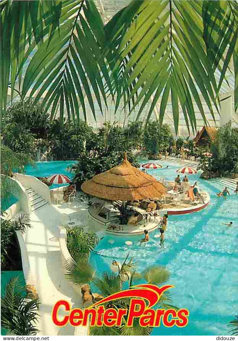 Carte Postale - 27 - Verneuil sur Avre - Les Bois-Francs - Center Parcs - Piscine Aqua Mundo - Flamme Postale de Verneui