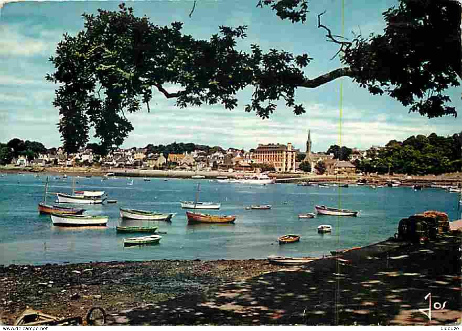 Carte Postale - 29 - Bénodet - Bénodet vu de Sainte Marine - Flamme Postale - Voir Scans Recto Verso
