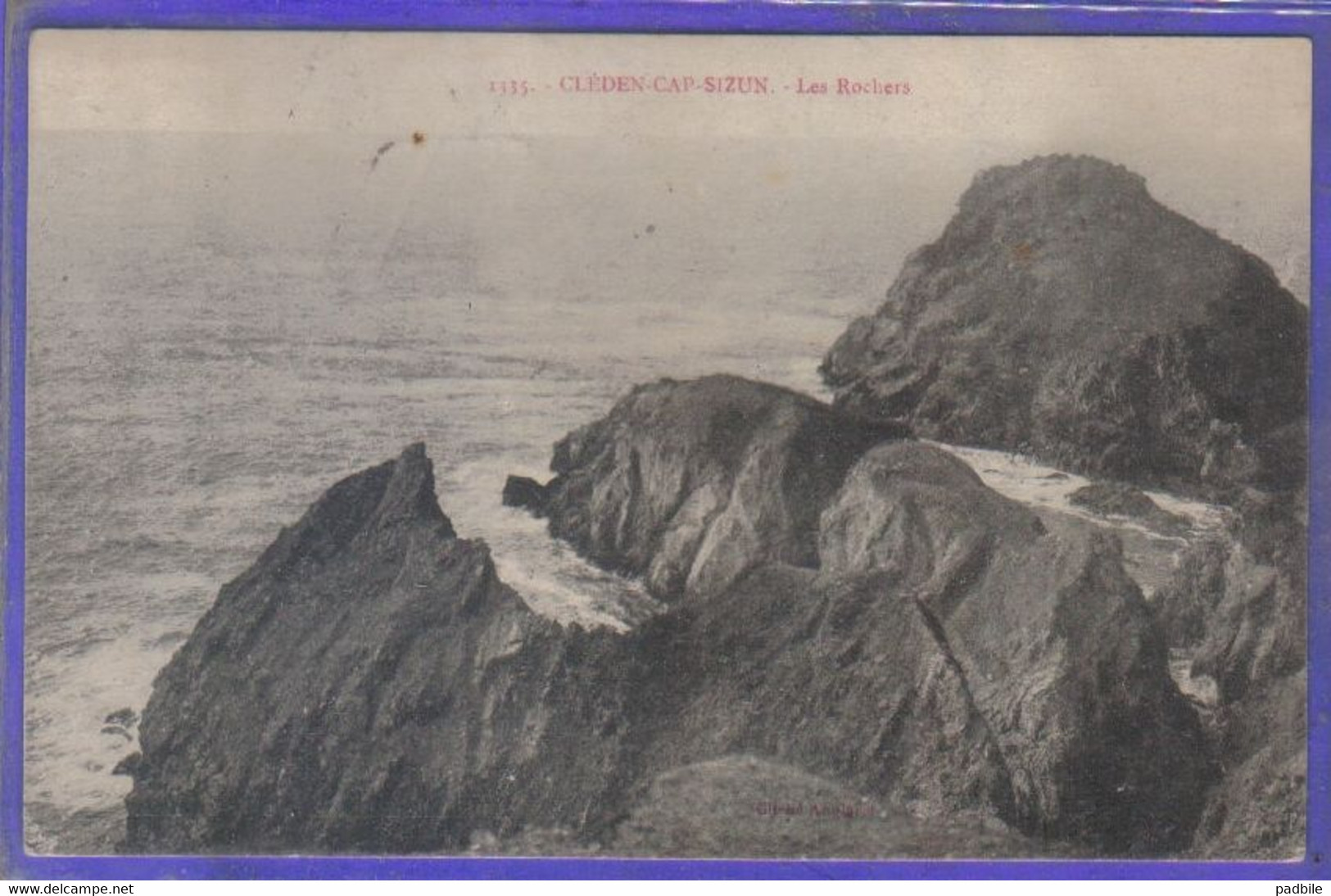 carte postale 29. Cléden-Cap-Sizun  les rochers   très beau plan
