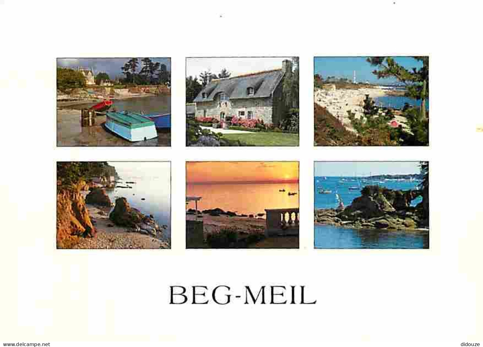 Carte Postale - 29 - Fouesnant - Beg Meil - Multivues - Voir Scans Recto Verso