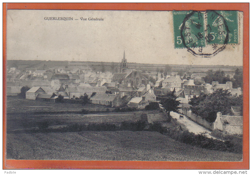Carte Postale 29. Guerlesquin   très beau plan