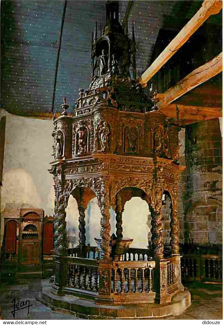 Carte Postale - 29 - Guimiliau - Le Baptistère - Art Religieux - Voir Scans Recto Verso