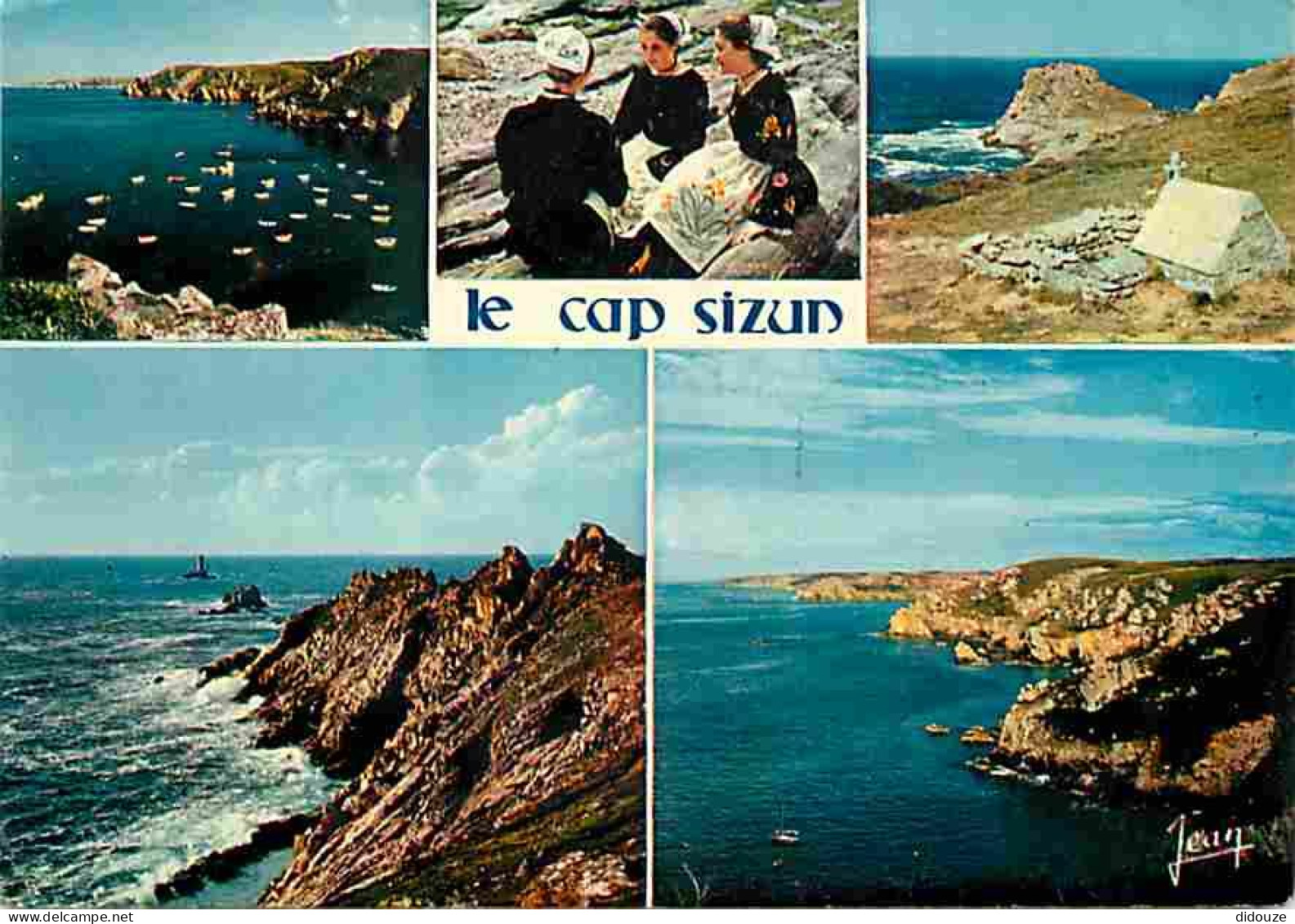 Carte Postale - 29 - Le Cap Sizun - Multivues - Folklore - Flamme Postale - Voir Scans Recto Verso