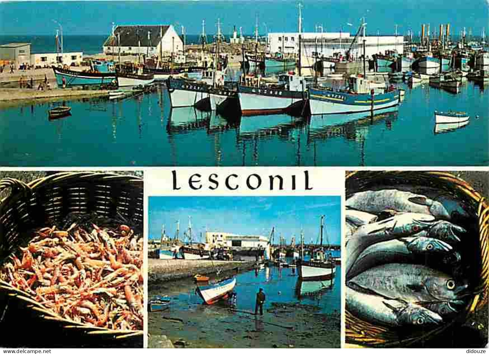 Carte Postale - 29 - Lesconil - Multivues - Bateaux - Voir Scans Recto Verso