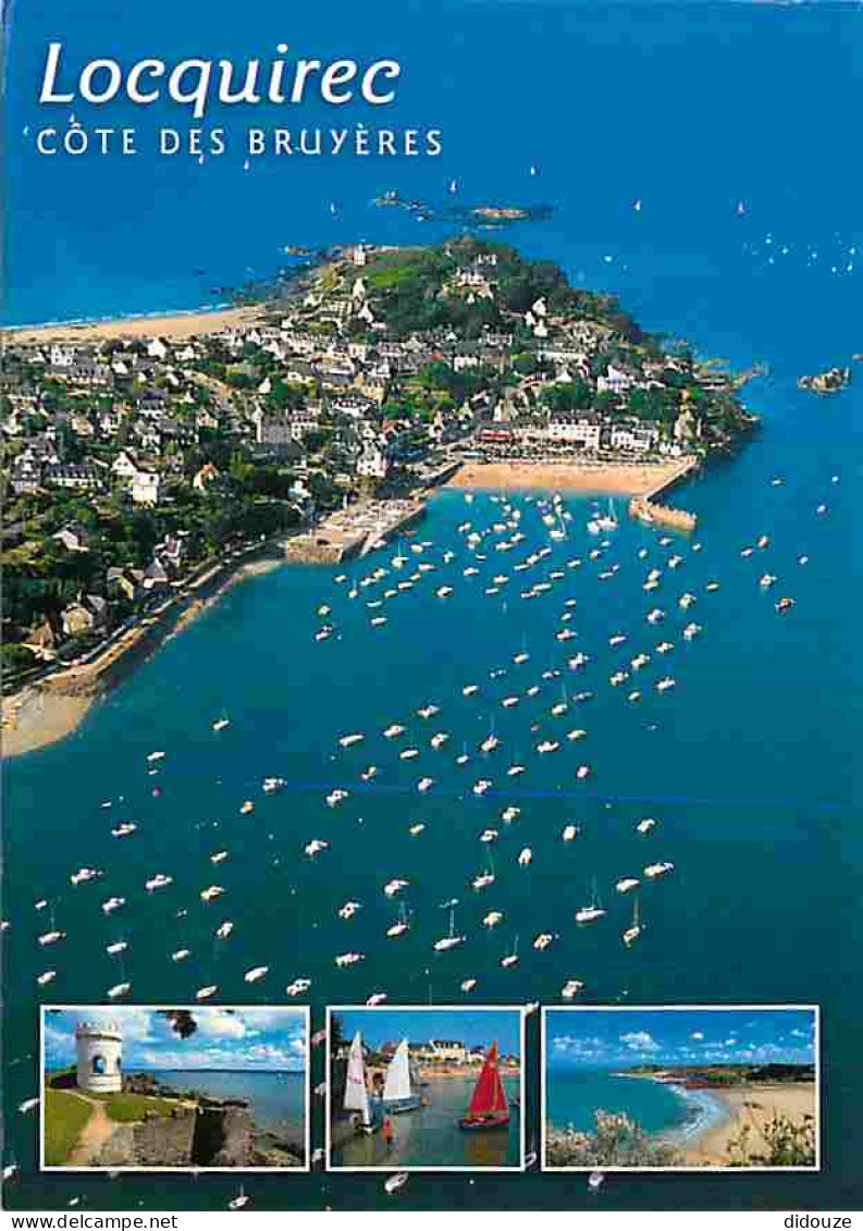 Carte Postale - 29 - Locquirec - Multivues - Plages - Voile - Voir Scans Recto Verso