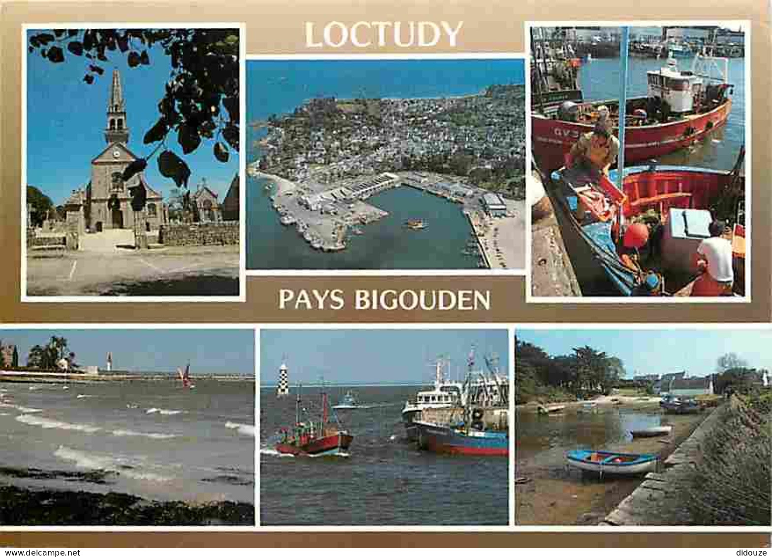 Carte Postale - 29 - Loctudy - Multivues - Bateaux - Plages - Voir Scans Recto Verso