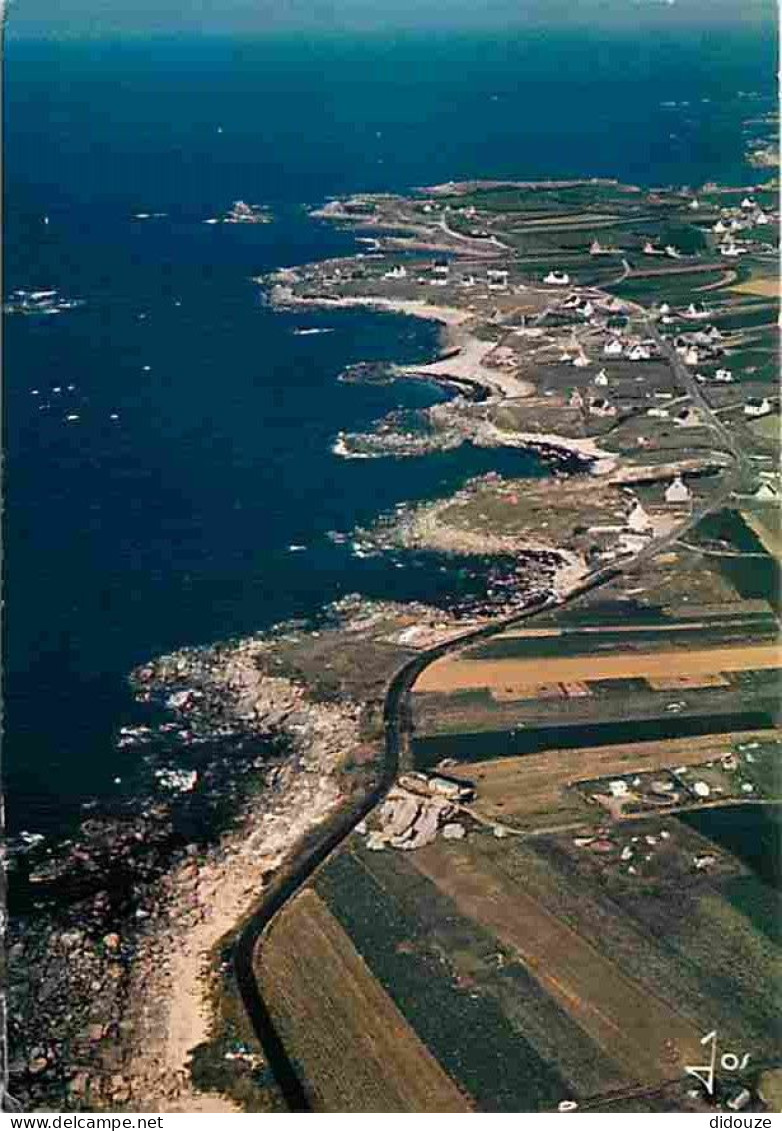 Carte Postale - 29 - Plouescat - La Route Cotière - Vue aérienne - Voir Scans Recto Verso