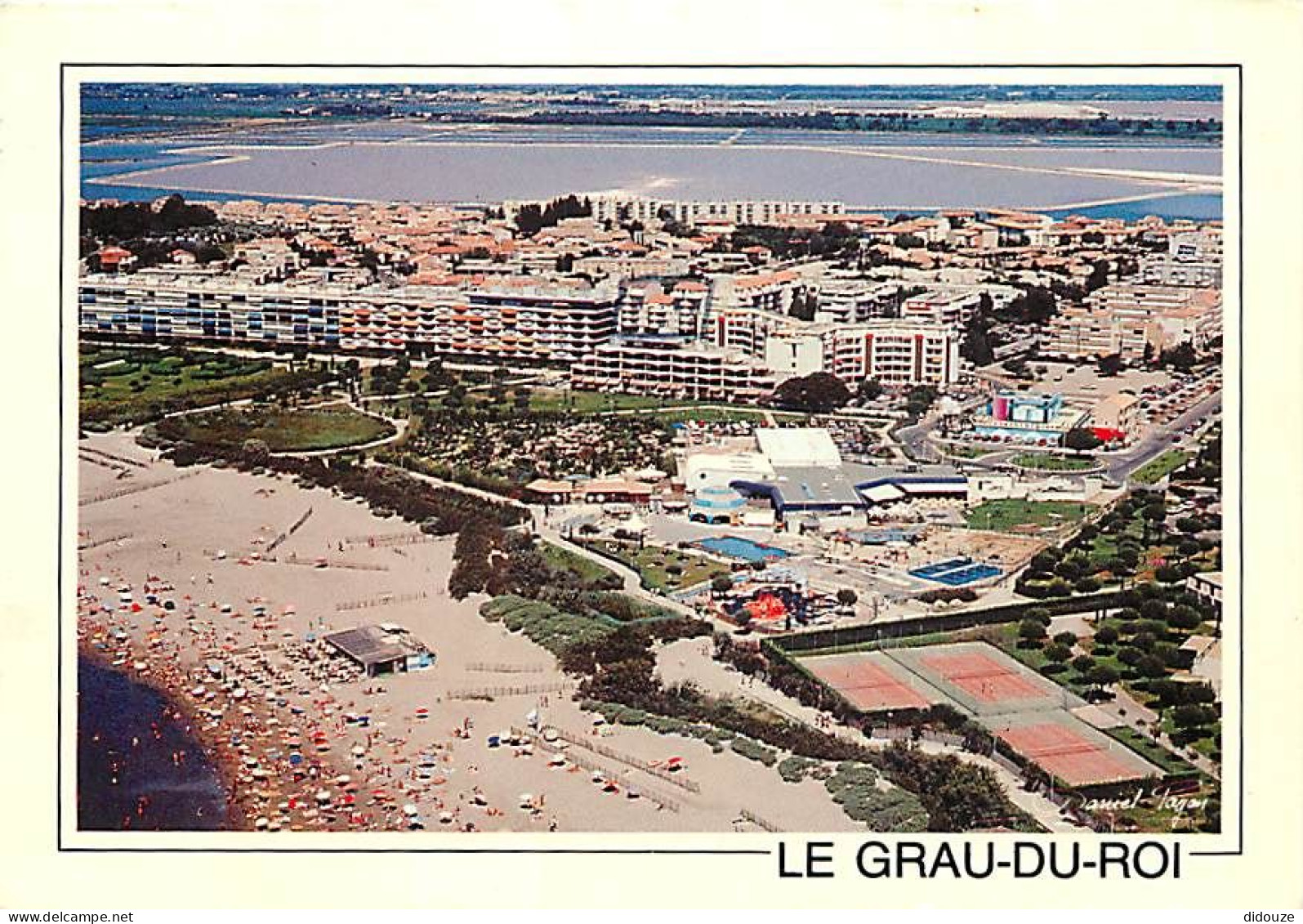 Carte Postale - 30 - Le Grau du Roi - Quartier Le Palais de la Mer - Le Seaquarium, Mini golf, la Plage, le Dunes club,
