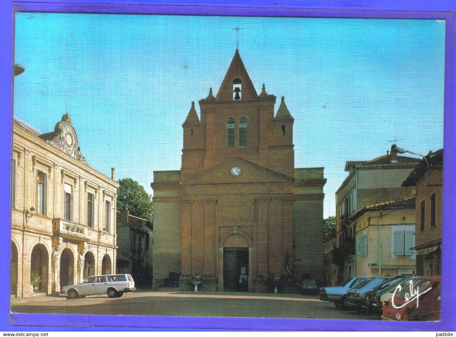 carte postale 31. Montastruc-la-Conseillère voitures  très beau plan