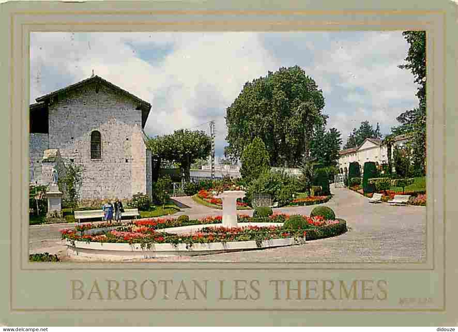 Carte Postale - 32 - Barbotan les Thermes - Le Parc - Fleurs - Flamme Postale de Barbotan les Thermes - CPM - Voir Scans
