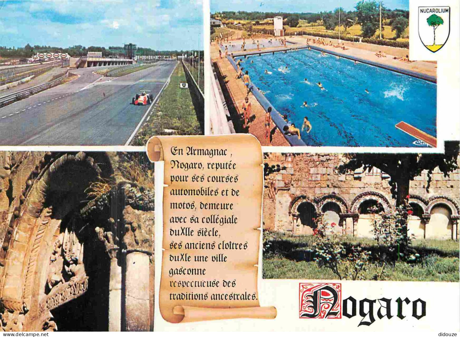 Carte Postale - 32 - Nogaro - Multivues - Blasons - Piscine - CPM - Voir Scans Recto-Verso - Poscard - Carta Postal -  P