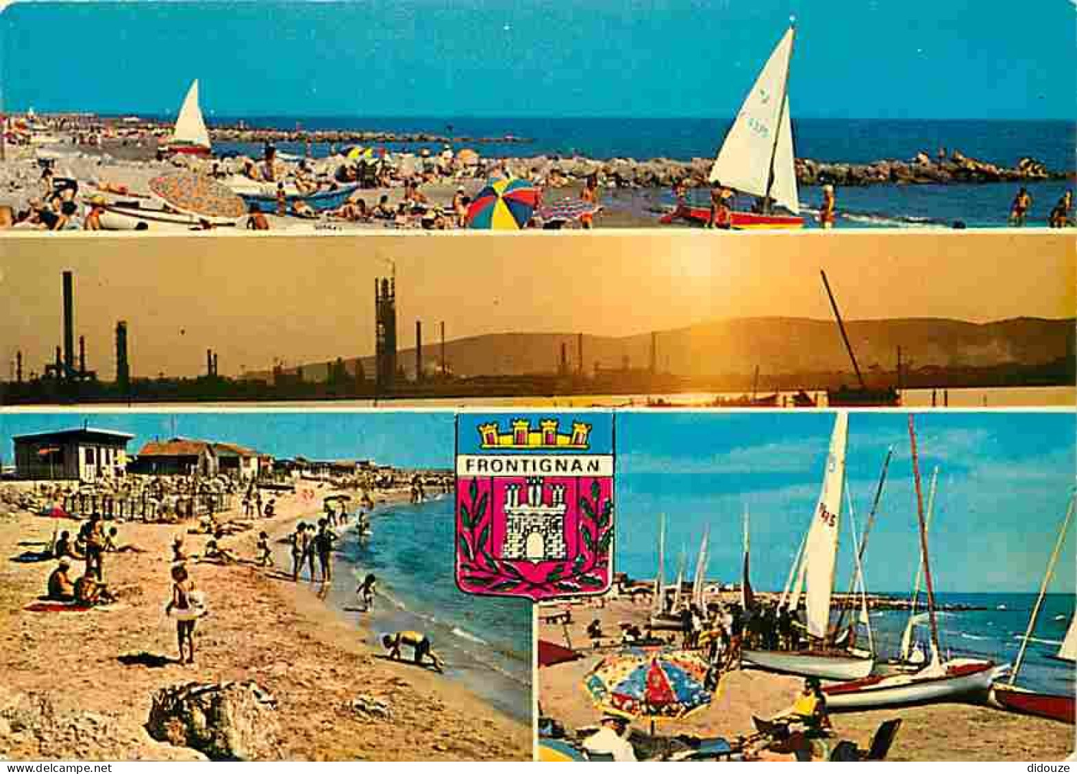 Carte Postale - 34 - Frontignan - Multivues - Scènes de Plage - CPM - Voir Scans Recto-Verso - Poscard - Carta Postal -