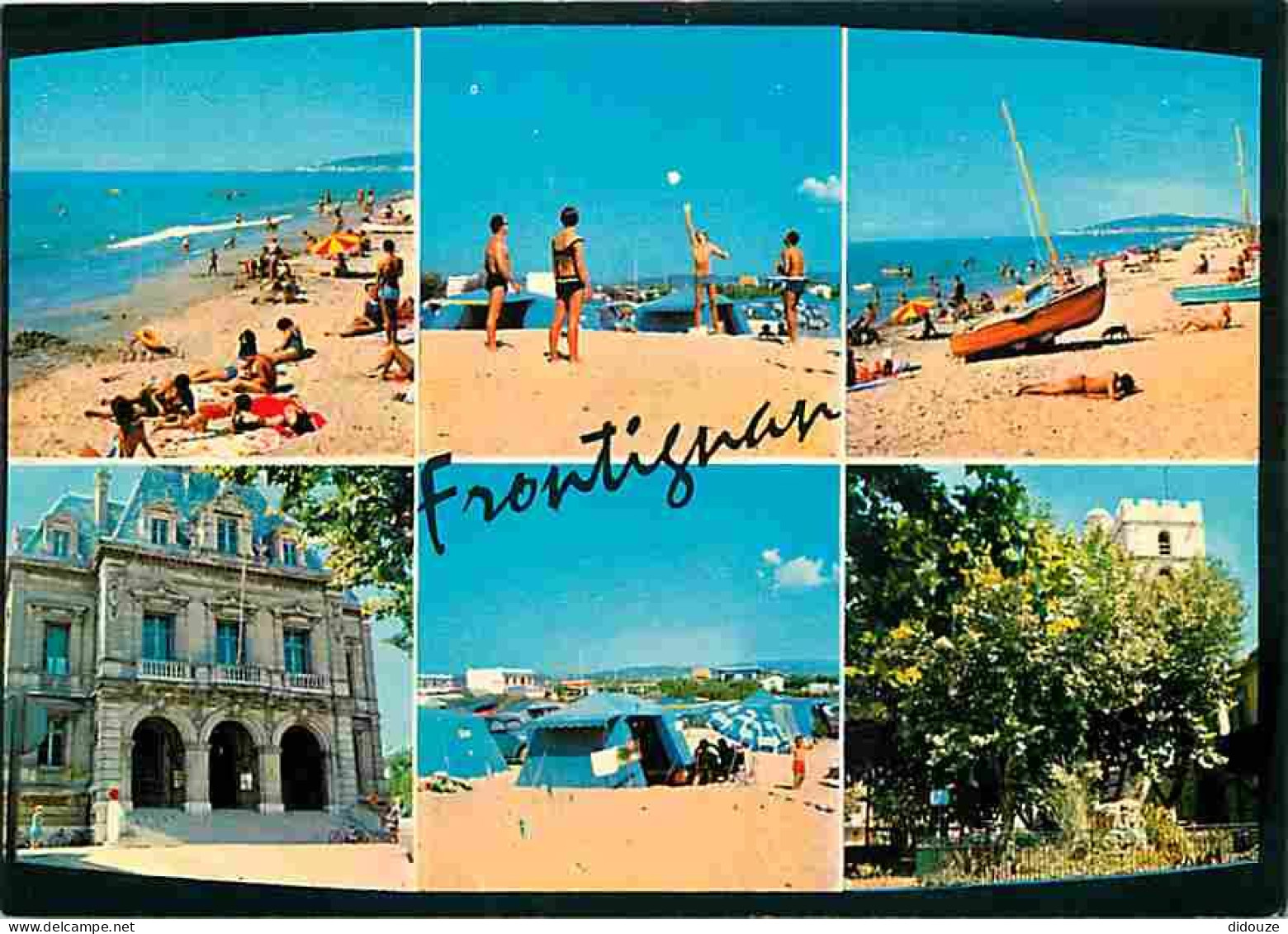 Carte Postale - 34 - Frontignan - Multivues - Scènes de Plage - CPM - Voir Scans Recto-Verso - Poscard - Carta Postal -