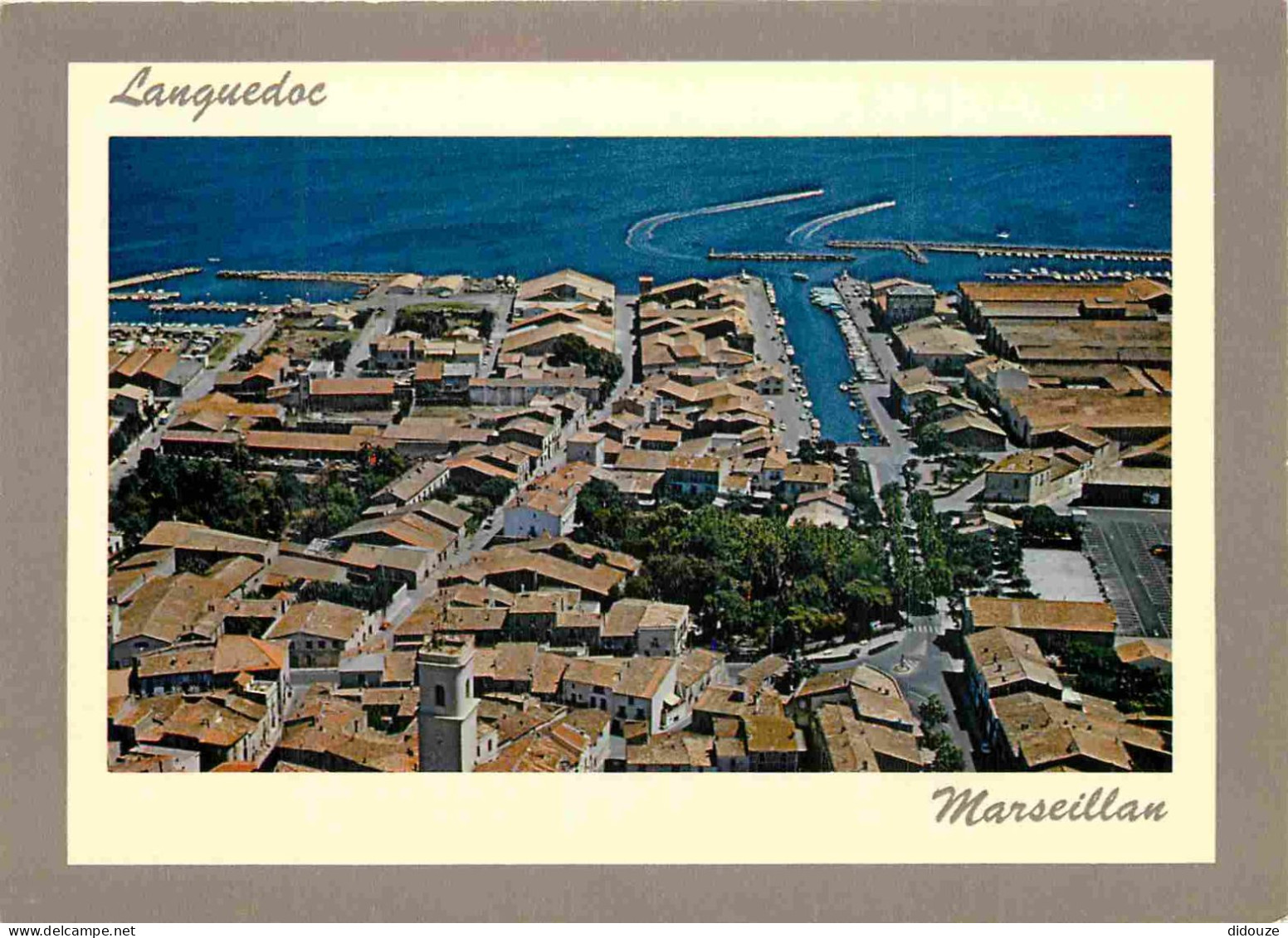 Carte Postale - 34 - Marseillan Plage - Marseillan Village - Les ports - Vue aérienne - CPM - Carte Neuve - Voir Scans R