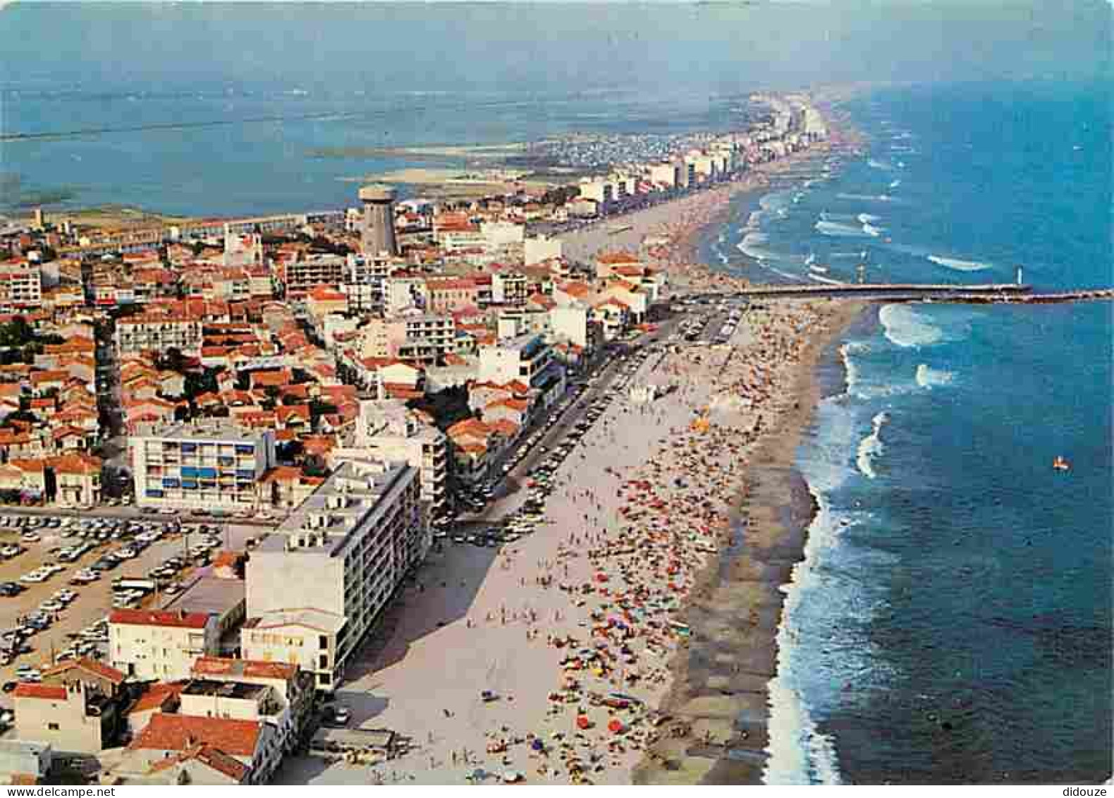 Carte Postale - 34 - Palavas les Flots - Ses Plages - Vue aérienne - Flamme Postale de Palavas les Flots - CPM - Voir Sc