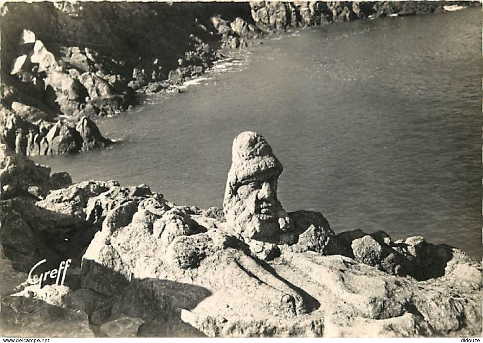 Carte Postale - 35 - Rothéneuf - Les Rochers Sculptés - M. de Rotheneuf - Mention Photographie véritable - CPSM grand fo