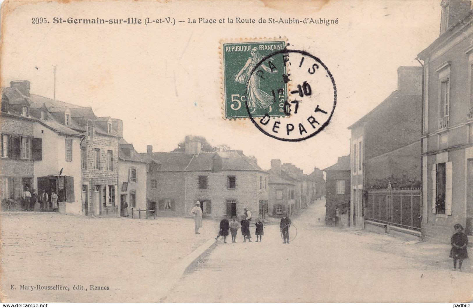 Carte Postale [35]  Saint-Germain-sur-Ille  très beau plan