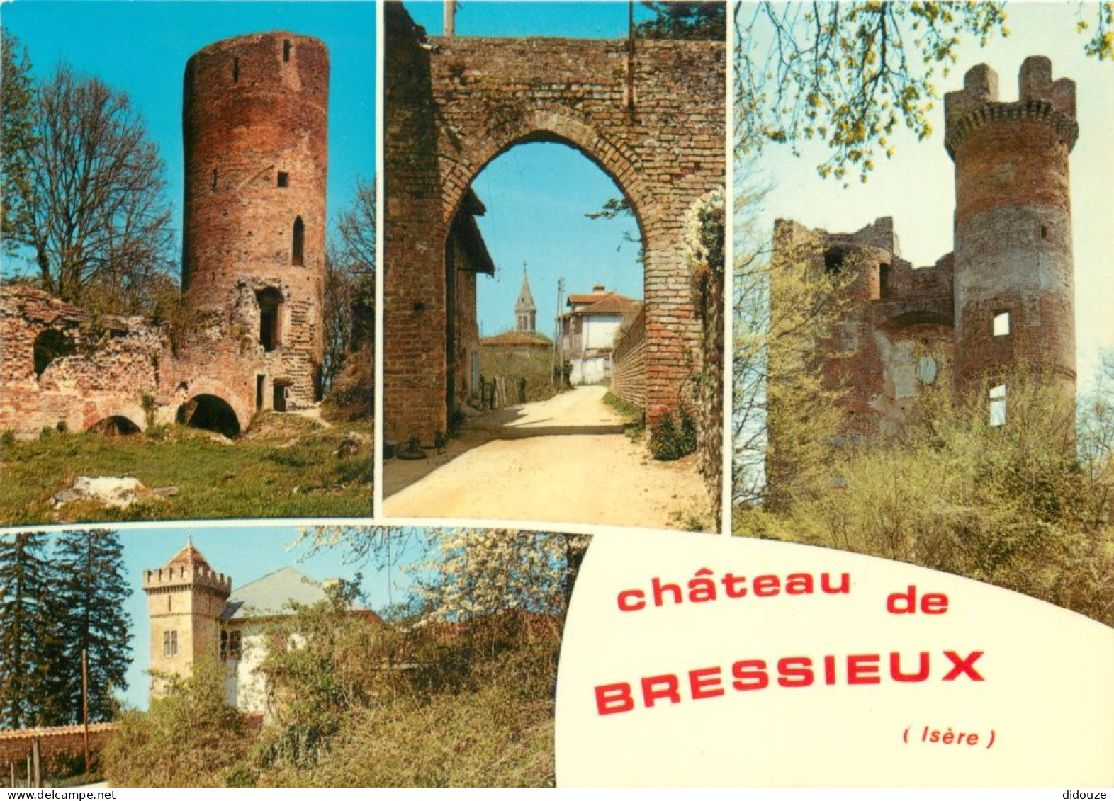 Carte Postale - 38 - Bressieux - Le Château - Multivues - Vieilles pierres - CPM - Carte Neuve - Voir Scans Recto-Verso
