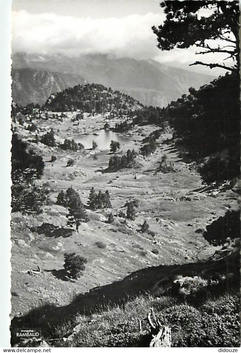 Carte Postale - 38 - Chamrousse - Massif de Chamrousse - Le Lac Achard et le Taillefer - Carte dentelée - CPSM grand for