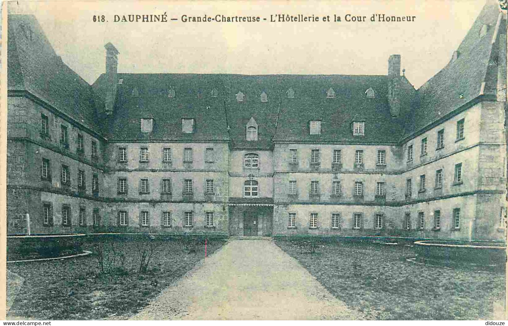 Carte Postale - 38 - La Grande Chartreuse - Couvent de la Grande Chartreuse - L'Hôtellerie et la Cour d'Honneur - CPA -