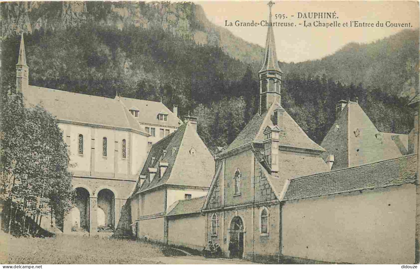 Carte Postale - 38 - La Grande Chartreuse - Couvent de la Grande Chartreuse - La Chapelle et l'entrée - CPA - Voir Scans