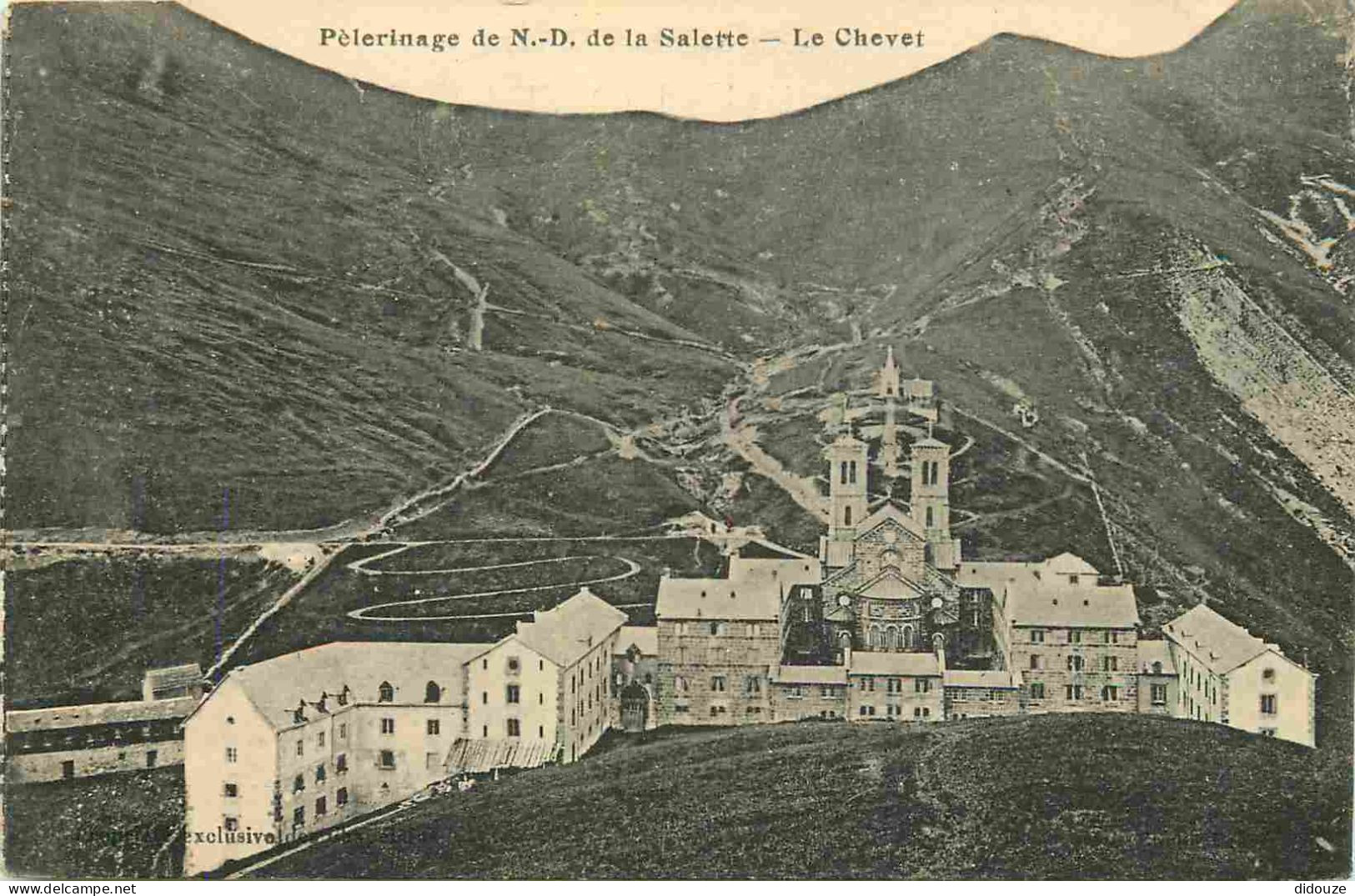Carte Postale - 38 - La Salette - Pèlerinage de Notre Dame de la Salette - Le Sanctuaire - CPA - Voir Scans Recto-Verso