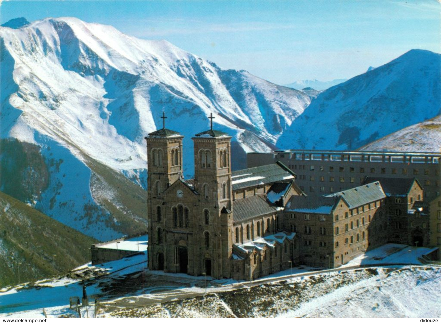 Carte Postale - 38 - La Salette - Sanctuaire Notre Dame de la Salette - Hiver - Neige - Lieu de Pèlerinage - CPM - Carte
