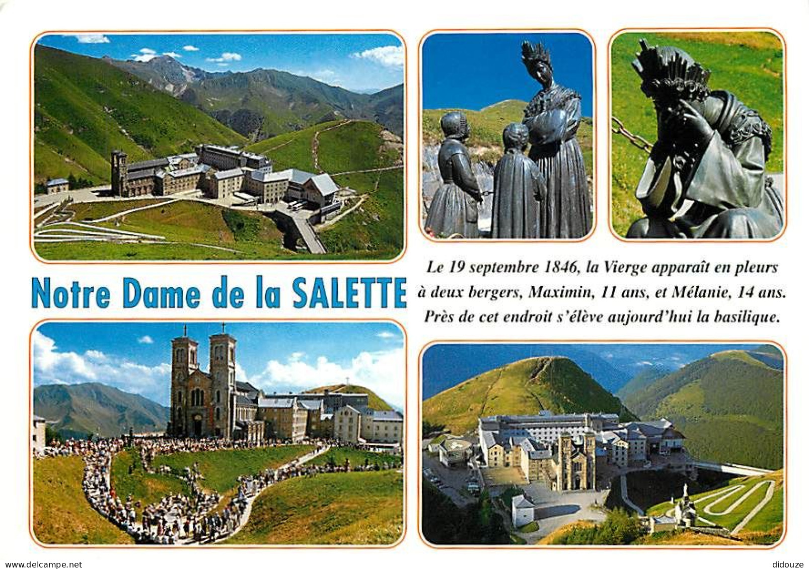 Carte Postale - 38 - La Salette - Sanctuaire Notre Dame de la Salette - Multivues - Carte Neuve - Lieu de Pèlerinage - C
