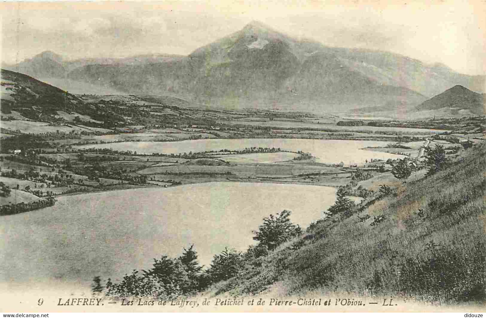 Carte Postale - 38 - Laffrey - Les Lacs de Laffrey de Petichel et de Pierre Châtel et l'Obiou - CPA - Voir Scans Recto-V