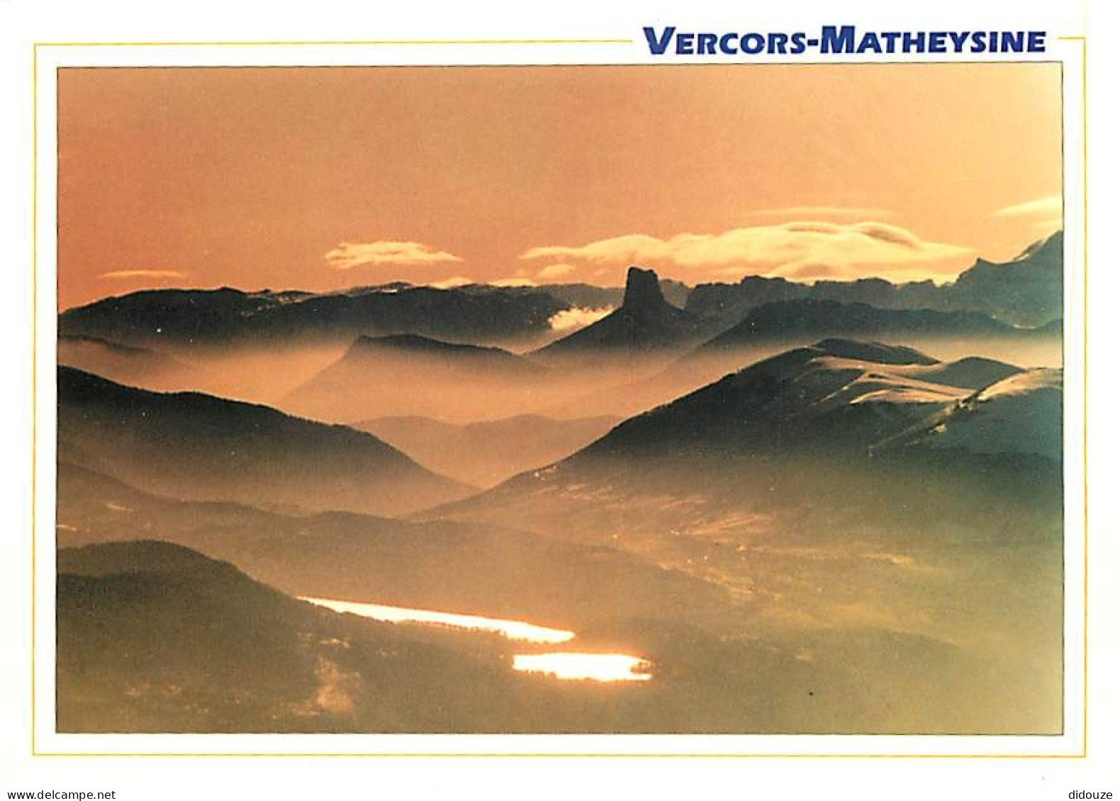 Carte Postale - 38 - Laffrey - Les Lacs de Laffrey - Le Mont Aiguille - Au fond, le Vercors - Carte Neuve - CPM - Voir S