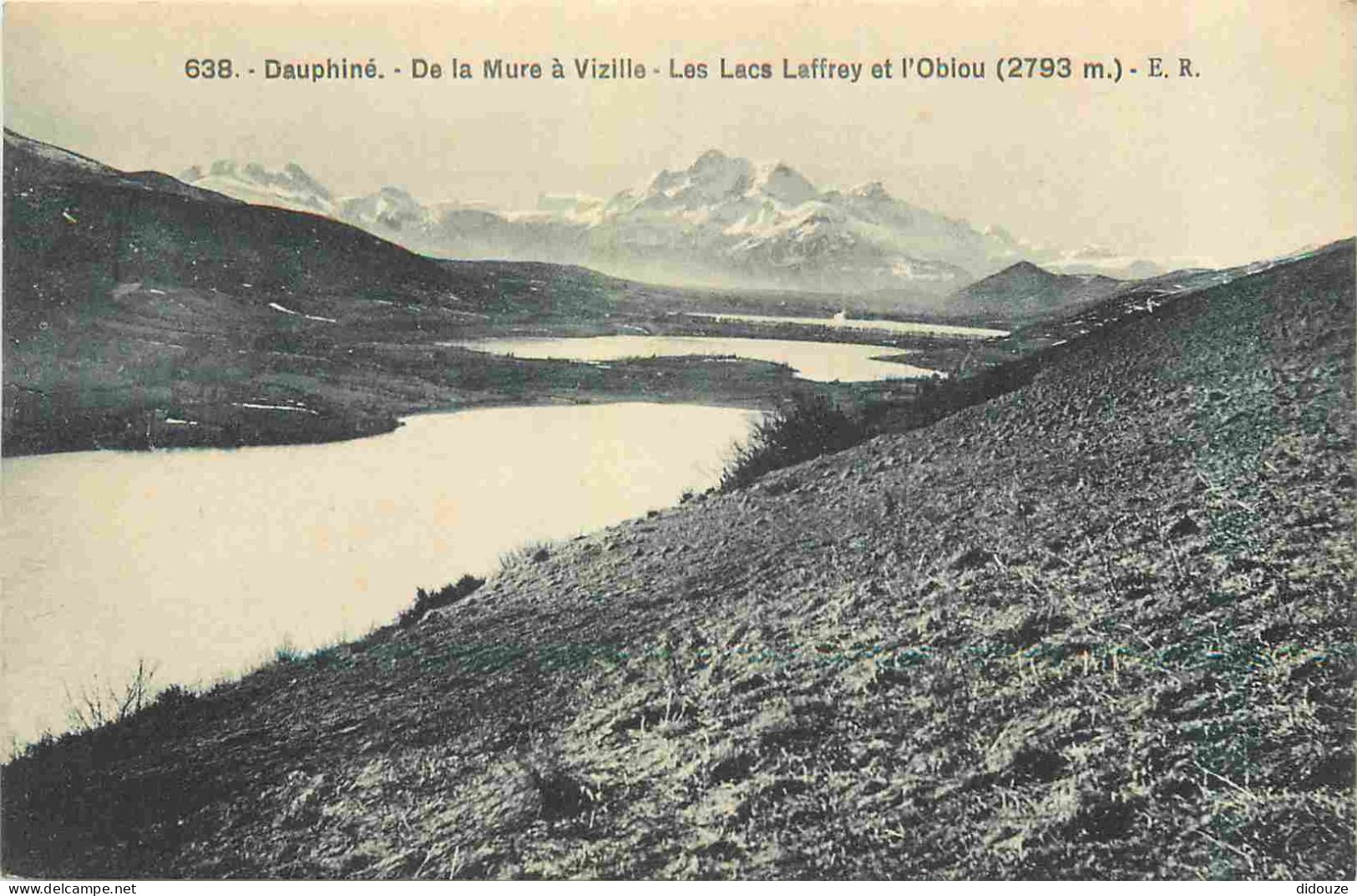 Carte Postale - 38 - Laffrey - Les Lacs Laffrey et l'Obiou - CPA - Voir Scans Recto-Verso - Poscard - Carta Postal -  Po